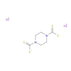 Disodium [4-(sulfanidylmethanethioyl)piperazine-1-carbothioyl]sulfanide