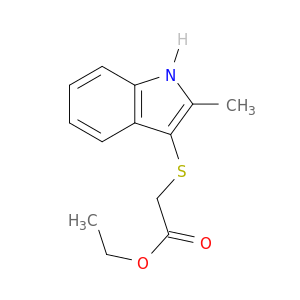 ETHYL 2-[(2-METHYL-1H-INDOL-3-YL)THIO]ACETATE