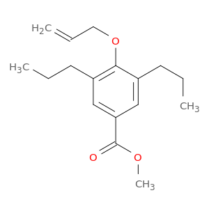 Benzoic acid,4-(2-propen-1-yloxy)-3,5-dipropyl-, methyl ester
