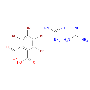 1,2-苯甲酸甲酸,3,4,5,6-四溴-,CPOMD。与胍(1：2)