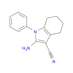 1H-Indole-3-carbonitrile, 2-amino-4,5,6,7-tetrahydro-1-phenyl-