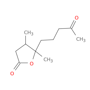 2(3H)-Furanone, dihydro-4,5-dimethyl-5-(4-oxopentyl)-