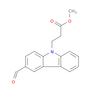 9H-Carbazole-9-propanoic acid, 3-formyl-, methyl ester
