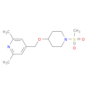 Piperidine, 4-[(2,6-dimethyl-4-pyridinyl)methoxy]-1-(methylsulfonyl)-