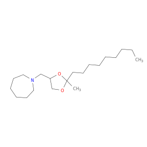 1H-Azepine, hexahydro-1-[(2-methyl-2-nonyl-1,3-dioxolan-4-yl)methyl]-