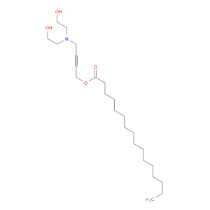 Hexadecanoic acid, 4-[bis(2-hydroxyethyl)amino]-2-butynyl ester