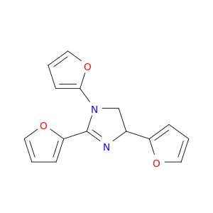 1H-Imidazole, trifuranyl-4,5-dihydro-
