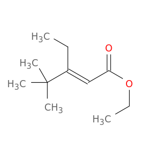 2-Pentenoic acid, 3-ethyl-4,4-dimethyl-, ethyl ester, (2E)-