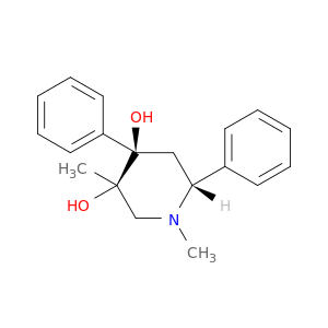 3,4-Piperidinediol,1,3-dimethyl-4,6-diphenyl-, (3R,4R,6R)-rel-