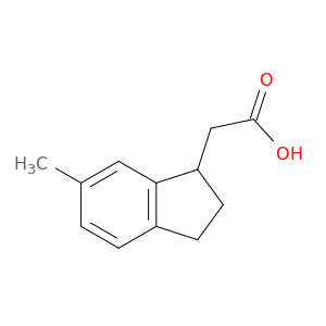 1H-Indene-1-acetic acid, 2,3-dihydro-6-methyl-