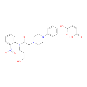 N-(3-HYDROXYPROPYL)-N-(2-NITROPHENYL)-2-(4-PHENYLPIPERAZIN-1-YL)ACETAMIDE MALEATE