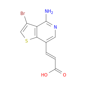 2-Propenoic acid, 3-(4-amino-3-bromothieno[3,2-c]pyridin-7-yl)-, (2E)-