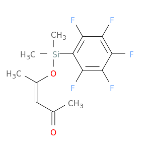 3-Penten-2-one, 4-[[dimethyl(pentafluorophenyl)silyl]oxy]-, (Z)-