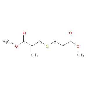 Propanoic acid, 3-[(3-methoxy-3-oxopropyl)thio]-2-methyl-, methyl ester