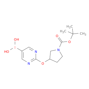 2-(1-BOC-Pyrrolidin-3-yloxy)pyrimidine-5-boronic acid