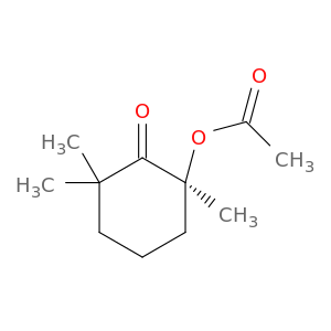 Cyclohexanone, 2-(acetyloxy)-2,6,6-trimethyl-, (S)-