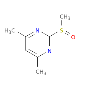 Pyrimidine, 4,6-dimethyl-2-(methylsulfinyl)-