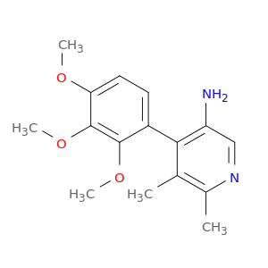 5,6-dimethyl-4-(2,3,4-trimethoxyphenyl)pyridin-3-amine