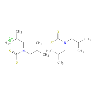 (SP-4-1)-BIS[N,N-BIS(2-甲基丙基)氨基甲酸铵,κB]镍