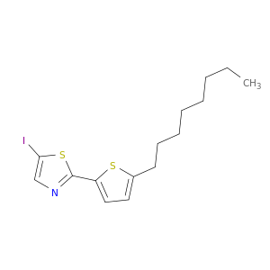 Thiazole, 5-iodo-2-(5-octyl-2-thienyl)-