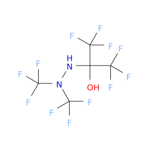 2-Propanol, 2-[2,2-bis(trifluoromethyl)hydrazino]-1,1,1,3,3,3-hexafluoro-