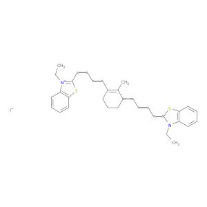 Benzothiazolium,3-ethyl-2-[4-[3-[4-(3-ethyl-2(3H)-benzothiazolylidene)-2-buten-1-ylidene]-2-methyl-1-cyclohexen-1-yl]-1,3-butadien-1-yl]-,iodide (1:1)