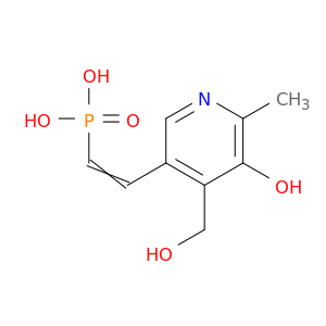 {2-[5-hydroxy-4-(hydroxymethyl)-6-methylpyridin-3-yl]ethenyl}phosphonic acid