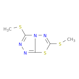 1,2,4-Triazolo[3,4-b][1,3,4]thiadiazole,3,6-bis(methylthio)-