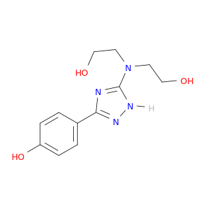 Phenol, 4-[5-[bis(2-hydroxyethyl)amino]-1H-1,2,4-triazol-3-yl]-