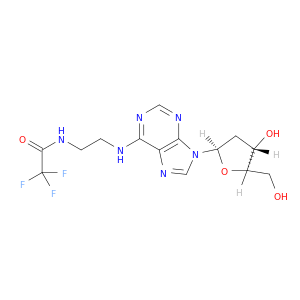 Adenosine, 2'-deoxy-N-[2-[(trifluoroacetyl)amino]ethyl]-