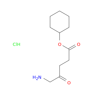 Pentanoic acid, 5-amino-4-oxo-, cyclohexyl ester, hydrochloride