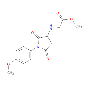 Methyl 2-((1-(4-methoxyphenyl)-2,5-dioxopyrrolidin-3-yl)amino)acetate