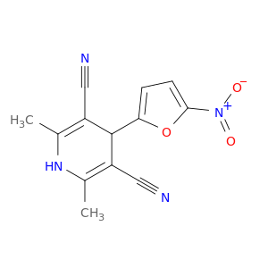 3,5-Pyridinedicarbonitrile, 1,4-dihydro-2,6-dimethyl-4-(5-nitro-2-furanyl)-