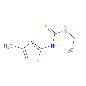 Thiourea, N-ethyl-N'-(4-methyl-2-thiazolyl)-