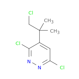 Pyridazine,3,6-dichloro-4-(2-chloro-1,1-dimethylethyl)-
