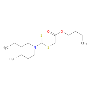 Acetic acid, [[(dibutylamino)thioxomethyl]thio]-, butyl ester