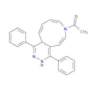 3H-Pyridazino[4,5-d]azonine, 7-acetyl-7,11a-dihydro-1,4-diphenyl-