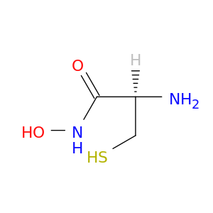 Propanamide, 2-amino-N-hydroxy-3-mercapto-, (R)-