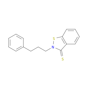 1,2-Benzisothiazole-3(2H)-thione, 2-(3-phenylpropyl)-