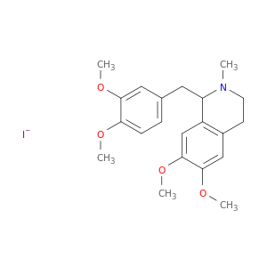 1-[(3,4-dimethoxyphenyl)methyl]-6,7-dimethoxy-2-methyl-3,4-dihydroisoquinoline iodide