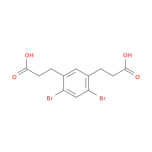 1,3-Benzenedipropanoic acid, 4,6-dibromo-