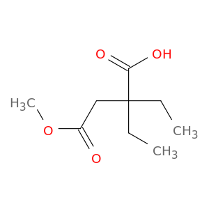 2,2-diethyl-4-methoxy-4-oxobutanoic acid