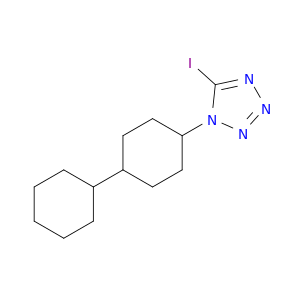 1H-Tetrazole, 1-[1,1'-bicyclohexyl]-4-yl-5-iodo-