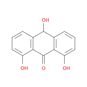 9(10H)-Anthracenone,1,8,10-trihydroxy-