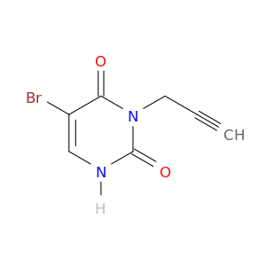 2,4(1H,3H)-Pyrimidinedione, 5-bromo-3-(2-propynyl)-
