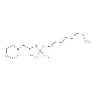 Morpholine, 4-[(2-methyl-2-nonyl-1,3-dioxolan-4-yl)methyl]-
