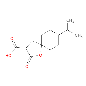 1-Oxaspiro[4.5]decane-3-carboxylicacid, 8-(1-methylethyl)-2-oxo-