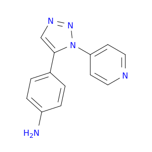 Benzenamine, 4-[1-(4-pyridinyl)-1H-1,2,3-triazol-5-yl]-