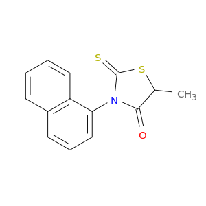 5-甲基-3-(1-萘基)-2-硫代氧基-4-噻唑烷酮