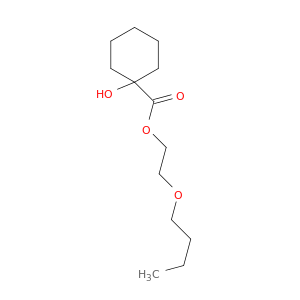 Cyclohexanecarboxylicacid, 1-hydroxy-, 2-butoxyethyl ester
